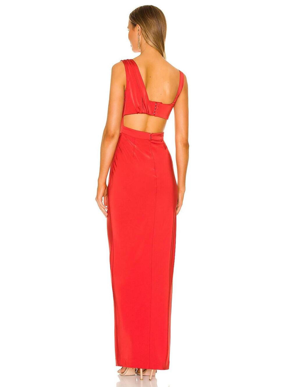 NBD ANDREI LONG DRESS red - Picture 2 of 9